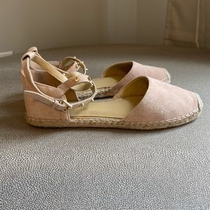 Marc Fisher Blush Suede Flats